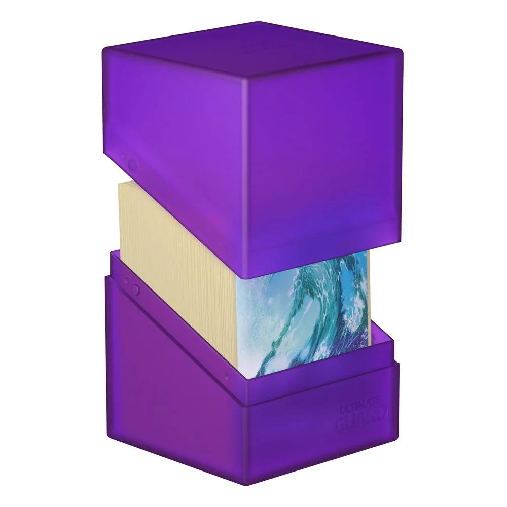 Ultimate Guard Boulder 100+ (76 x 75 x 98.5 mm) - Amethyst (soft-touch finish)